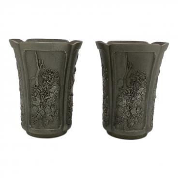 江副行昭 銀彩度ガラスぐい呑み｜トレファクONLINE