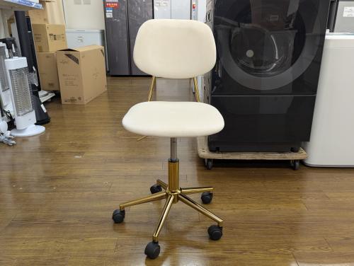 Franc franc (フランフラン) ポワル デスクチェアホワイト