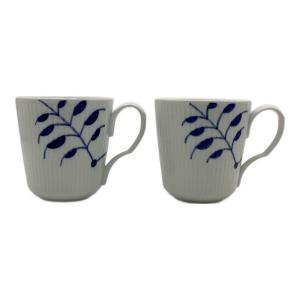 ROYAL COPENHAGEN (ロイヤル・コペンハーゲン) マグカップ ブルーフルーテッド・メガ スモール 2Pセット