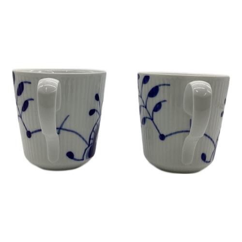 ROYAL COPENHAGEN (ロイヤル・コペンハーゲン) マグカップ ブルーフルーテッド・メガ スモール 2Pセット