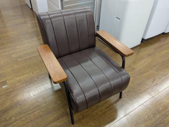 ニトリ 1人掛けソファー (Nシールド ステイン2KD DBR)