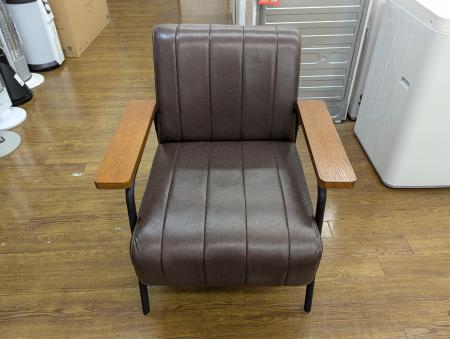 ニトリ 1人掛けソファー (Nシールド ステイン2KD DBR)｜トレファクONLINE