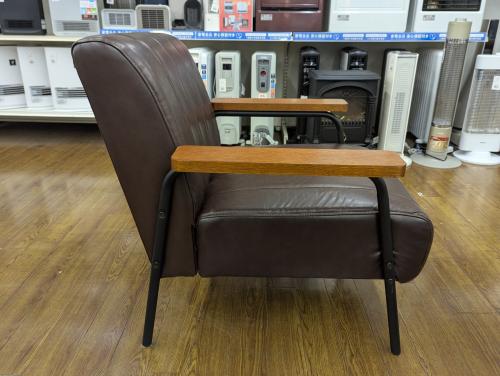 ニトリ 1人掛けソファー (Nシールド ステイン2KD DBR)｜トレファクONLINE