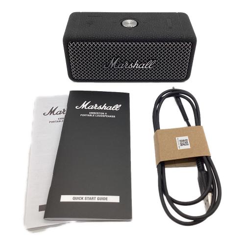 Marshall (マーシャル) EMBERTON Ⅱ Black and Steel ワイヤレスポータブルスピーカー