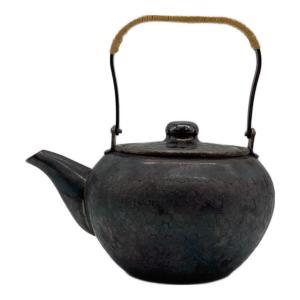 銀川堂 いぶし銀 特選黄銅製 急須