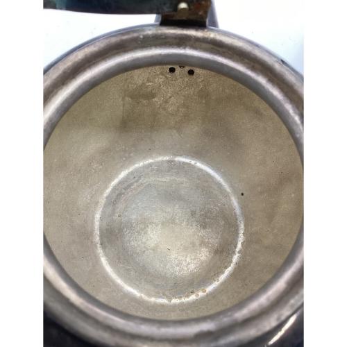 銀川堂 いぶし銀 特選黄銅製 急須