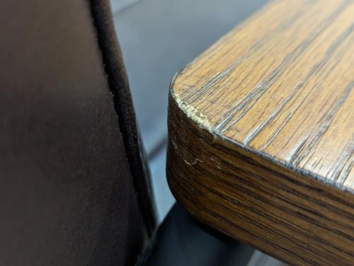 ニトリ 1人掛けソファー (Nシールド ステイン2KD DBR)