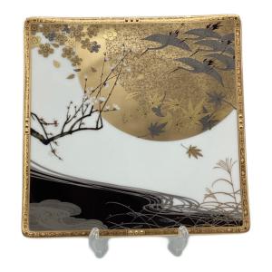 Noritake (ノリタケ) 四季彩舞曲 26.5cm角大皿 100th aniversary