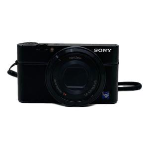 SONY (ソニー) デジタルカメラ DSC-RX100 画面キズ多数 モードダイヤルに若干の動作不良 ケーブルカバー緩み ブラックブラック