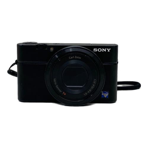 SONY (ソニー) デジタルカメラ DSC-RX100 画面キズ多数 モードダイヤルに若干の動作不良 ケーブルカバー緩み ブラックブラック