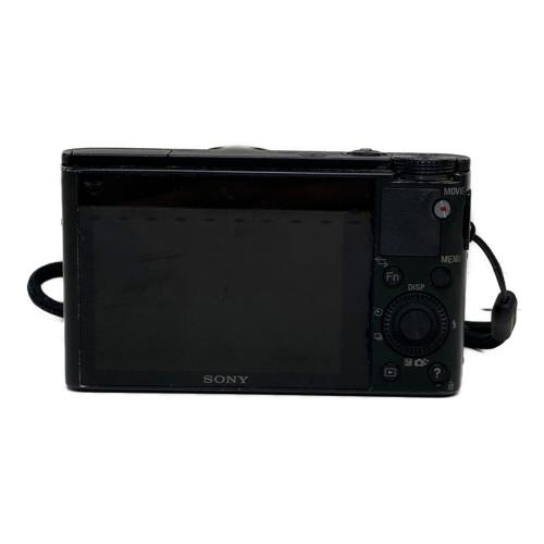 SONY (ソニー) デジタルカメラ DSC-RX100 画面キズ多数 モードダイヤルに若干の動作不良 ケーブルカバー緩み ブラックブラック