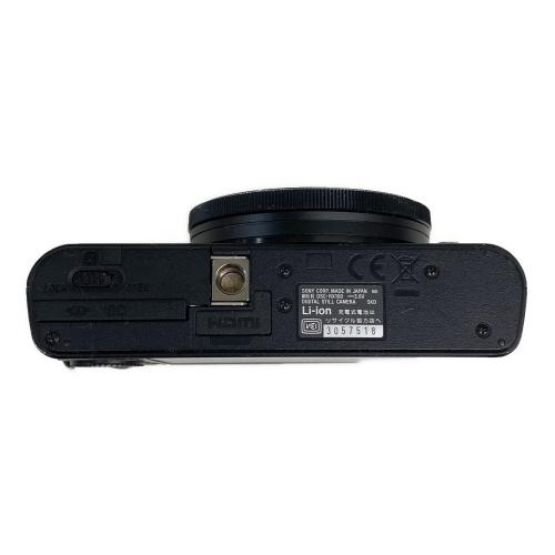 SONY (ソニー) デジタルカメラ DSC-RX100 画面キズ多数 モードダイヤルに若干の動作不良 ケーブルカバー緩み ブラックブラック