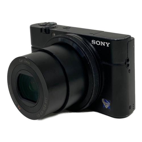 SONY (ソニー) デジタルカメラ DSC-RX100 画面キズ多数 モードダイヤルに若干の動作不良 ケーブルカバー緩み ブラックブラック