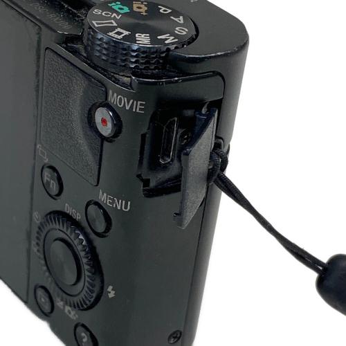 SONY (ソニー) デジタルカメラ DSC-RX100 画面キズ多数 モードダイヤルに若干の動作不良 ケーブルカバー緩み ブラックブラック