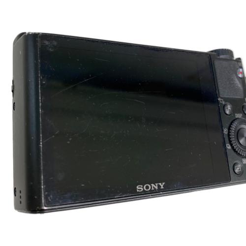 SONY (ソニー) デジタルカメラ DSC-RX100 画面キズ多数 モードダイヤルに若干の動作不良 ケーブルカバー緩み ブラックブラック