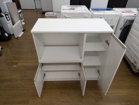 ニトリ レンジ台 フォルムN RE9090 WH｜トレファクONLINE