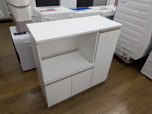 ニトリ レンジ台 フォルムN RE9090 WH