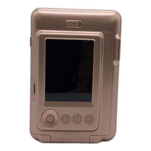 FUJIFILM (フジフィルム) instax mini LiPlay ブラッシュゴールド ハイブリッド インスタント カメラ