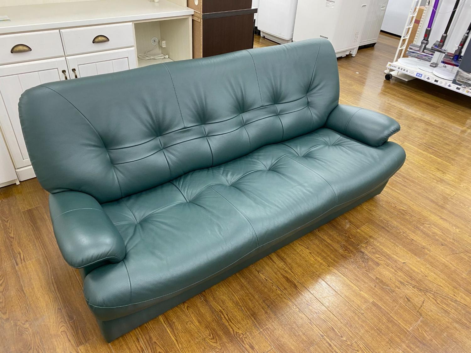 Chitano (チターノ) 2.5人掛けソファ Z12223QPG グリーン｜トレファク