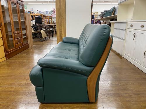 Chitano (チターノ) 2.5人掛けソファ Z12223QPG グリーン