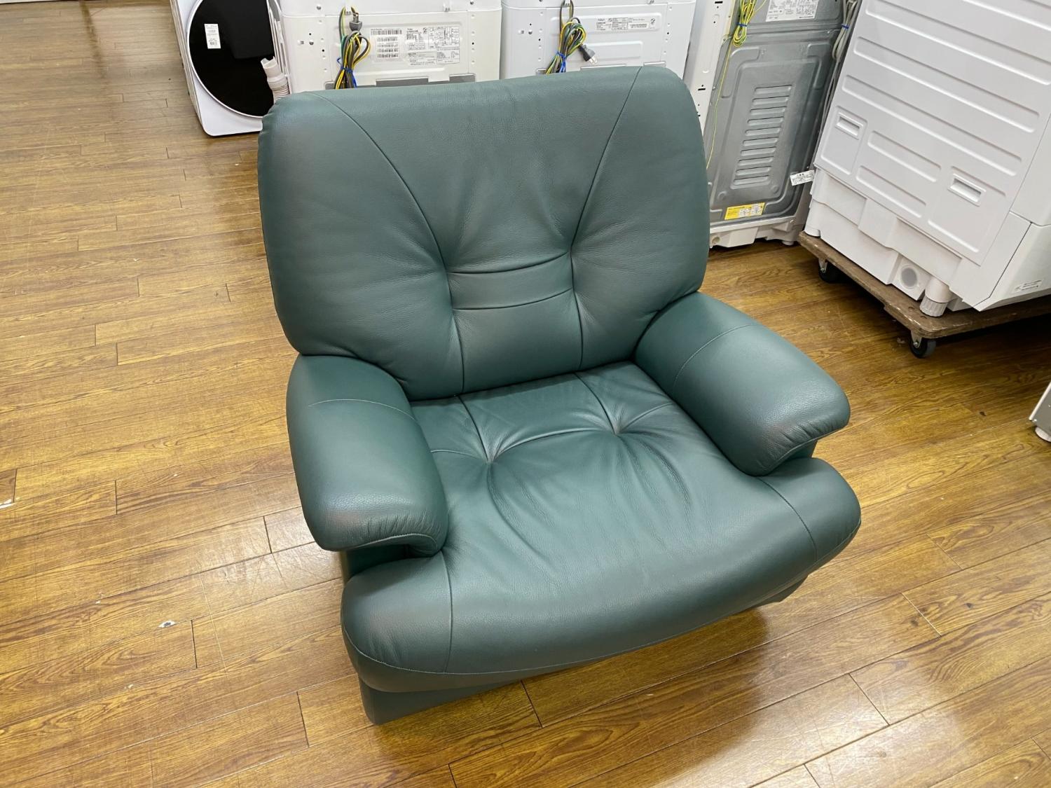 Chitano (チターノ) 1人掛けソファー Z12227QPG グリーン｜トレファク