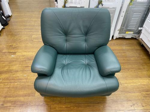 Chitano (チターノ) 1人掛けソファー Z12227QPG グリーン