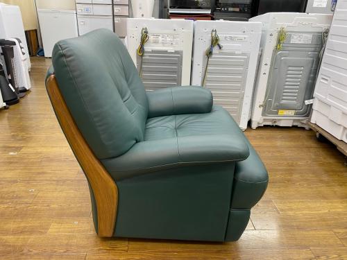 Chitano (チターノ) 1人掛けソファー Z12227QPG グリーン