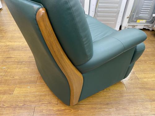 Chitano (チターノ) 1人掛けソファー Z12227QPG グリーン