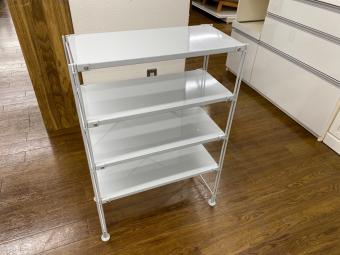 無印良品 (ムジルシリョウヒン) スチールユニットシェルフ グレー