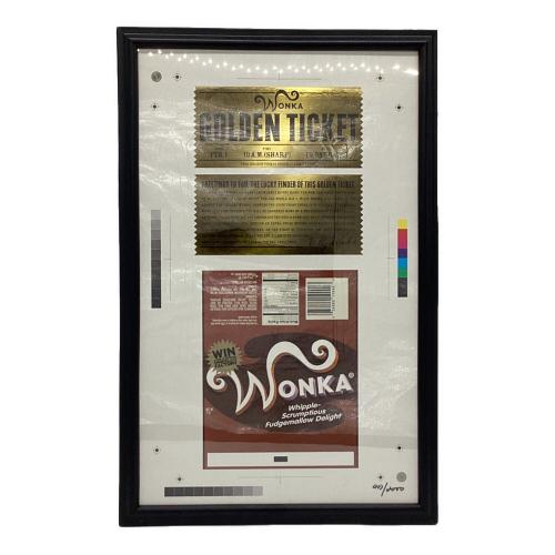 NECA（ネカ）チャーリーとチョコレート工場 ウォンカ バー ＆ ゴールデンチケット 額入りプルーフ