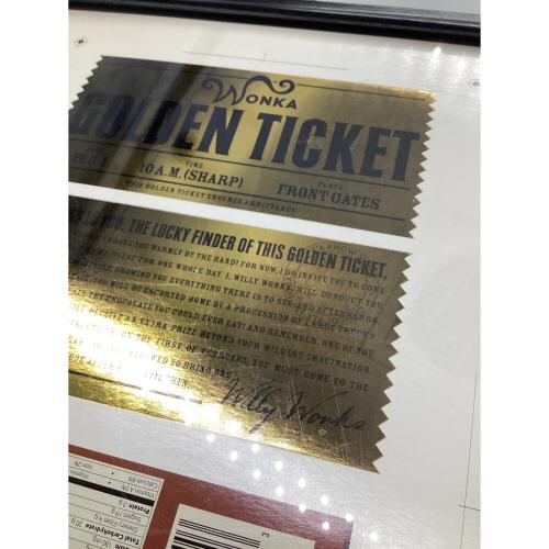 NECA（ネカ）チャーリーとチョコレート工場 ウォンカ バー ＆ ゴールデンチケット 額入りプルーフ