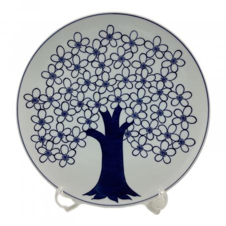 源右衛門窯 (ゲンエモンガマ) 染付プルーン 大皿・深皿セット