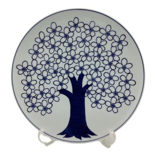 源右衛門窯 (ゲンエモンガマ) 染付プルーン 大皿・深皿セット