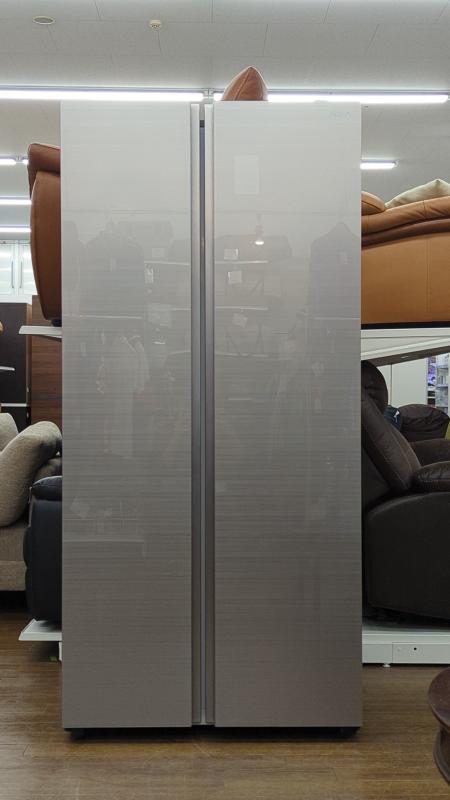 【稼働品】アクア　シルバー 2ドア冷蔵庫　AQR-SBS48K(S)形 AQUA (アクア) 2ドア冷蔵庫 AQR-SBS48K｜トレファクONLINE