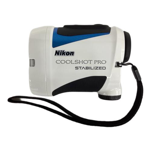 Nikon (ニコン) ゴルフ距離測定器 ホワイト×ネイビー COOLSHOT PRO STABILIZED