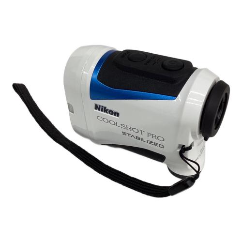 Nikon (ニコン) ゴルフ距離測定器 ホワイト×ネイビー COOLSHOT PRO STABILIZED