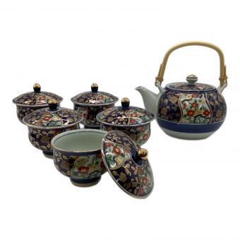 有田焼 (アリタヤキ) 祥楽窯 急須・蓋付湯呑5客セット 金彩花柄