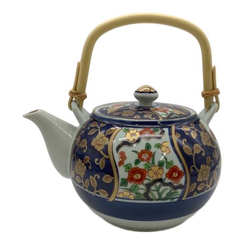 有田焼 (アリタヤキ) 祥楽窯 急須・蓋付湯呑5客セット 金彩花柄