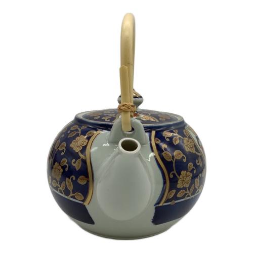 有田焼 (アリタヤキ) 祥楽窯 急須・蓋付湯呑5客セット 金彩花柄