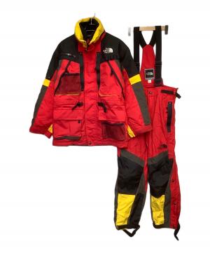 THE NORTH FACE (ザ ノース フェイス) スキーウェア セットアップ レッド サイズ:L