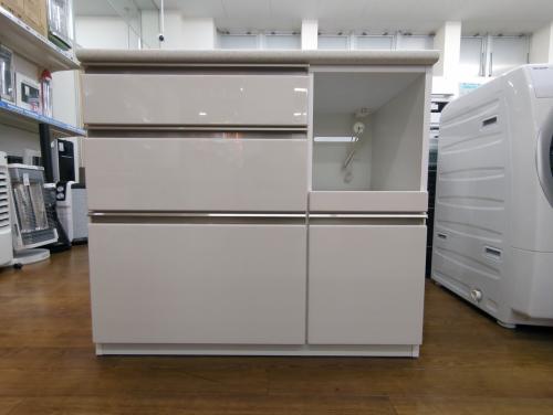 ニトリ キッチンカウンター 292 ホワイト アルミナ2