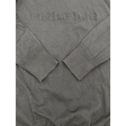 BRIEFING (ブリーフィング) ゴルフウェア(トップス) シルク混ロゴニットセーターBRG211M11 メンズ SIZE S ブラック
