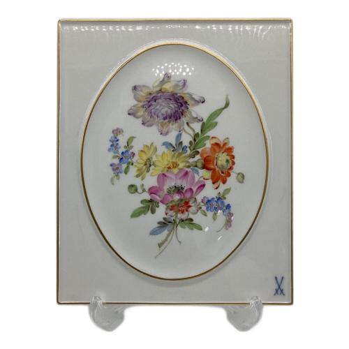 Meissen (マイセン) プラーク（陶板）フラワーブーケ