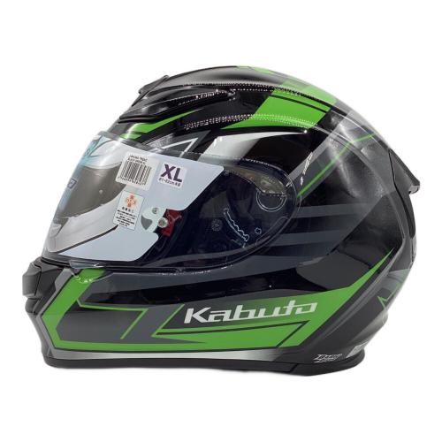 OGK KABUTO（オージーケーカブト) バイク用ヘルメット SHUMA TREAD XL BLACK GREEN