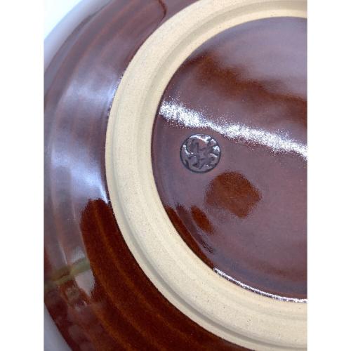 十一代 長左衛門 大樋飴釉 皿