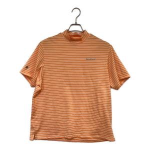 BRIEFING (ブリーフィング) ゴルフウェア(トップス) BRG241M59 CAMOUFLAGE MOCK NECK RELAXED FIT メンズ SIZE M オレンジ