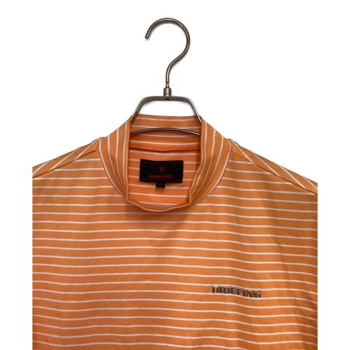 BRIEFING (ブリーフィング) ゴルフウェア(トップス) BRG241M59 CAMOUFLAGE MOCK NECK RELAXED FIT メンズ SIZE M オレンジ