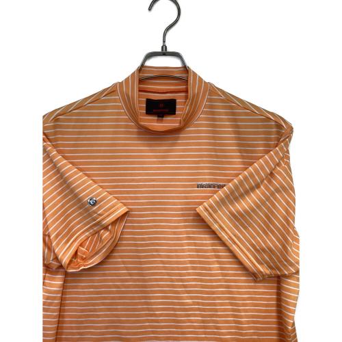 BRIEFING (ブリーフィング) ゴルフウェア(トップス) BRG241M59 CAMOUFLAGE MOCK NECK RELAXED FIT メンズ SIZE M オレンジ