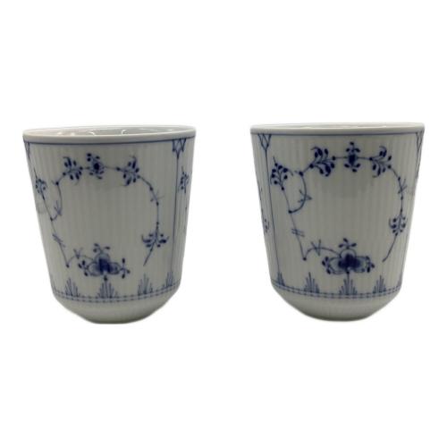 ROYAL COPENHAGEN (ロイヤル・コペンハーゲン) マグカップ 380ml ペアセット Blue Fluted Plain（ブルーフルーテッド プレイン）