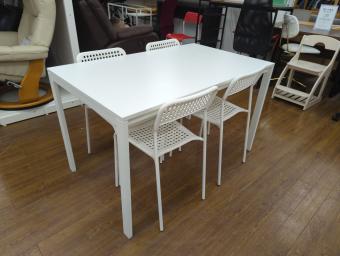 IKEA(イケア) ダイニング5点セット MELLTORP(メルトルプ)